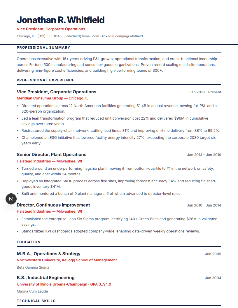 Software Engineering full resume preview